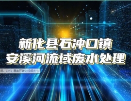 湖北新化縣石沖口鎮(zhèn)安溪河流域廢水處理